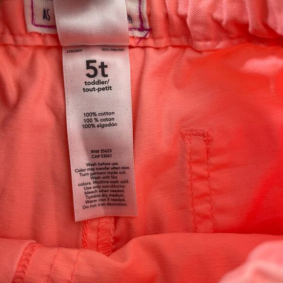 Carter's Toddler Shorts Girls Size 5T Casual Shorts Bundle Blue Coral - Picture 9 of 11